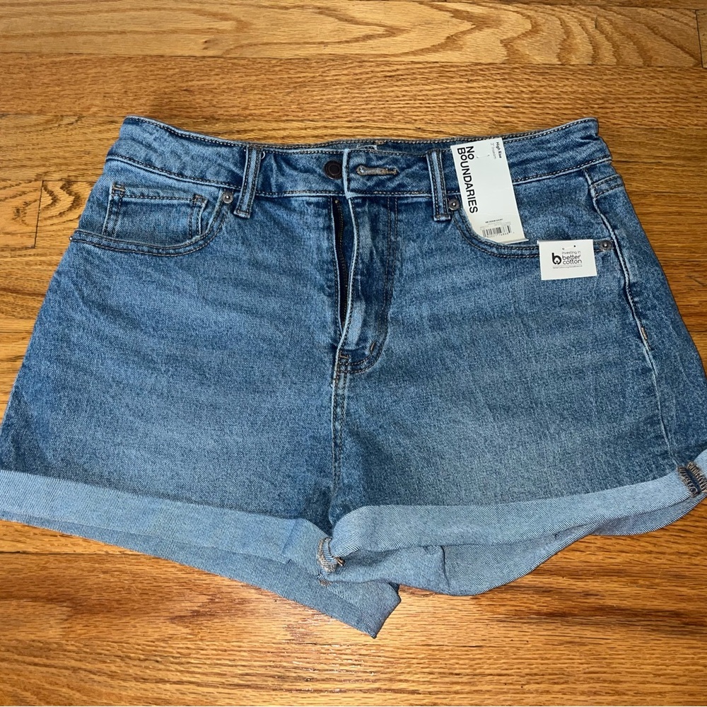 No Boundaries Classic Blue Jean Shorts